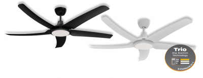 HOVER 5 BLADE 56" DC CEILING FAN WITH LED LIGHT